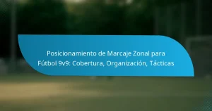 Posicionamiento de Marcaje Zonal para Fútbol 9v9: Cobertura, Organización, Tácticas